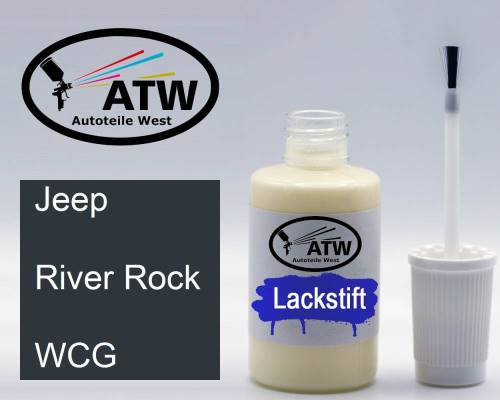 Jeep, River Rock, WCG: 20ml Lackstift, von ATW Autoteile West.